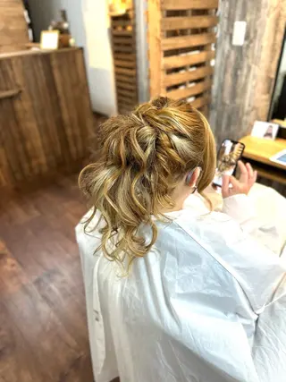 ロング ヘアアレンジ Lizir ルズィール所属・Luzir⭐︎ GEN⭐︎のヘアスタイル