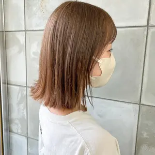 ミディアム カラー 村田 春歌のヘアスタイル
