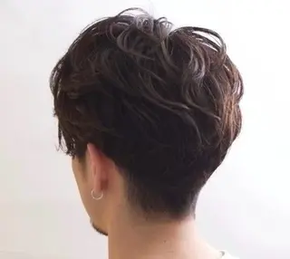 ショート パーマ メンズ 森山 陽菜のヘアスタイル