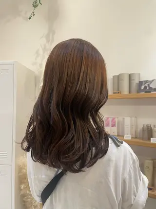 セミロング diar平塚所属・倉川 結花のヘアスタイル