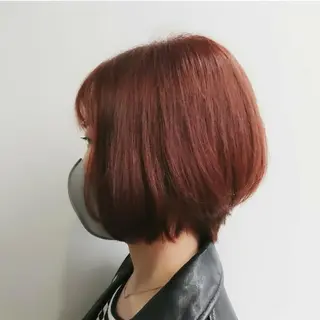 ショート カラー ヘアアレンジ かわい ゆうな 髪質改善/縮毛矯正のヘアスタイル