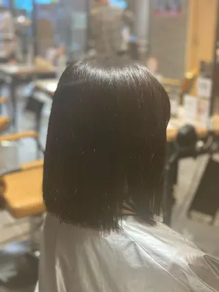 ミディアム 尾崎 優也のヘアスタイル