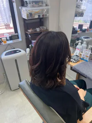 セミロング ヘアアレンジ 山室 敬義のヘアスタイル