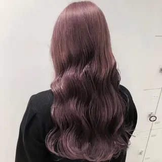 セミロング カラー Ella所属・nana【艶髪】/ レイヤー/縮毛矯正のヘアスタイル