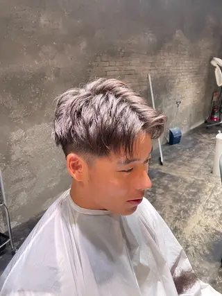 ショート メンズ アレクサンドルオブカラーズ金沢所属・喜多 伯斗のヘアスタイル