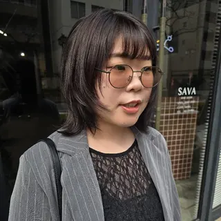 ショート カラー SAVA keyaki所属・本日〇 ハヤシ マユ ✂ 府中美容室のヘアスタイル