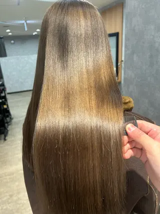 ロング 最新ケアカラー 髪質改善YUTOのヘアスタイル