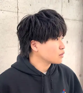 ミディアム カラー 【池袋店 店長】伊藤 昂樹/曲がる縮毛矯正のヘアスタイル