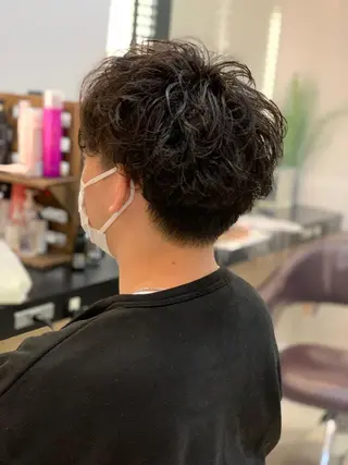 ショート パーマ メンズ トータルビューティー K:R鶴川のヘアスタイル