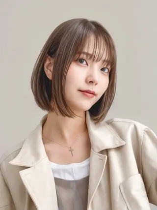 ミディアム 美人髪 ラボのヘアスタイル
