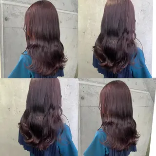 ミディアム カラー カジュアルを女っぽく 𝗮𝘆𝗮𝗰𝗼のヘアスタイル