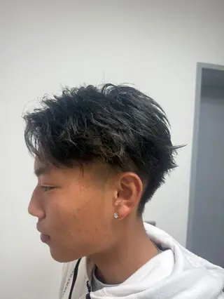 ショート パーマ指名率No1 メンズ特化ケイトのヘアスタイル