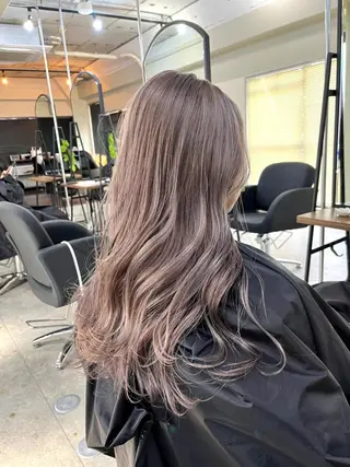 セミロング カラー カラー特化 yamaのヘアスタイル