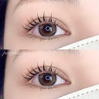 マツエク・マツパ purple aster名駅店所属・パープルアスター/ mako🐈‍⬛🤍のマツエク・マツパデザイン