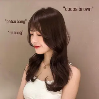 ロング カラー ミディアムヘア Chifumiのヘアスタイル