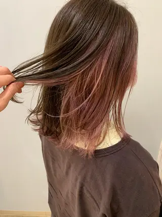 カラー 本町/新町/心斎橋 透明感カラーSANCのヘアスタイル