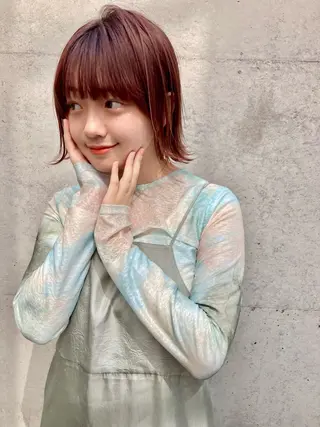 ショート カラー ボブ& 髪質改善FUMIYAのヘアスタイル