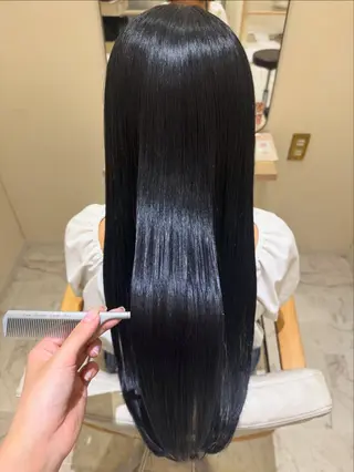 ロング 💎縮毛矯正/透明感 カラー💎椎葉みひろのヘアスタイル