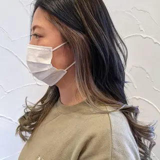 ロング カラー 髪質改善＆白髪ぼかし カラー♡店長みやけ♡のヘアスタイル