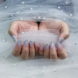 ネイル パーツ全部¥110 サロンミミのネイルデザイン