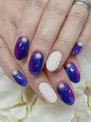 ミディアム TAKAMATSU RINAのネイルデザイン