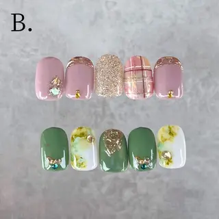 ネイル nail eyelashdesign Hep【ヘップ】所属・松田 紗奈のネイルデザイン