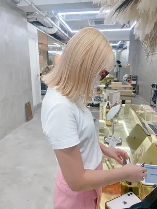 ミディアム カラー yurika☁️ 似合わせ｜レイヤーのヘアスタイル