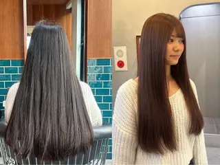 ロング カラー 透明感カラー/ ボブ/レイヤー/小林のヘアスタイル