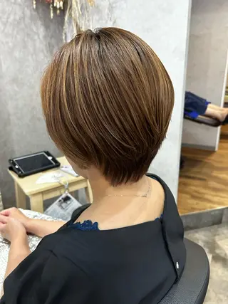 ショート giniro所属・giniro ホソミのヘアスタイル