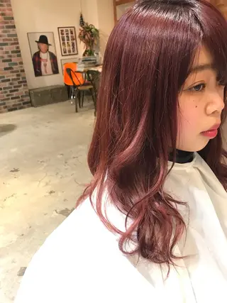 セミロング カラー パーマ メンズ キッズ Forest. -髪質改善-のヘアスタイル