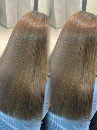 ロング レイヤー×ツヤカラー 渋谷/kougaのヘアスタイル