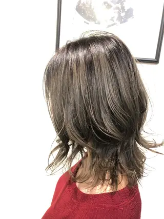 ミディアム カラー 成田 恭介のヘアスタイル