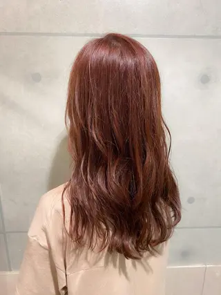 セミロング カラー 髪質改善カラー🫧 舘田千乃のヘアスタイル