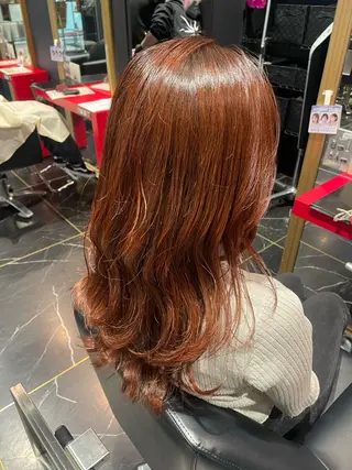 ロング カラー 森 亜紗美のヘアスタイル
