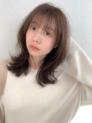 セミロング カラー ELTE表参道所属・✨上品レディーなヘア スタイルへ✨髙木諒也のヘアスタイル