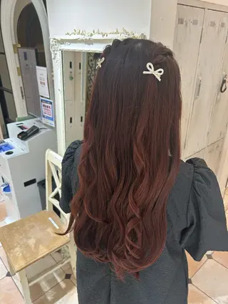 ヘアアレンジ ヘアアレンジ /カラー和田茉日琉のヘアスタイル