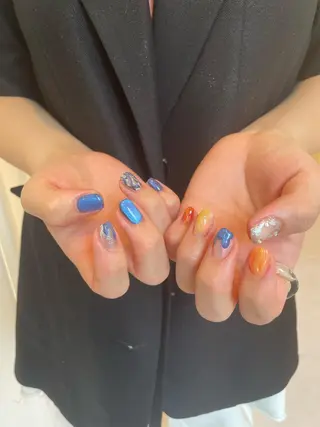 ネイル 束感まつ毛/ネイル/ LED♥KIRARAのマツエク・マツパデザイン