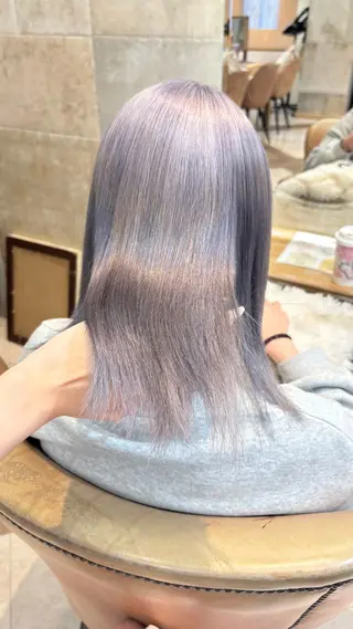 セミロング sakura/韓国 ヘア/ワンホンのヘアスタイル