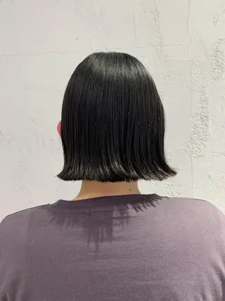 ミディアム メンズ 🫧透明感カラー/ ボブ/小笠原汐海🪽のヘアスタイル