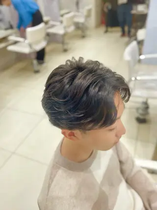 パーマ メンズ メンズニュアンス パーマ特化akaneのヘアスタイル