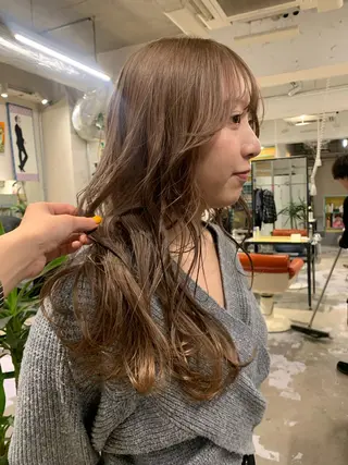 ロング カラー ハッシュカット/ MAYAのヘアスタイル