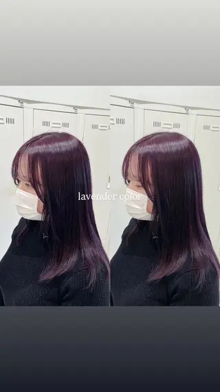 ロング カラー 艶髪/ハイトーン ️🫧rino🫧のヘアスタイル