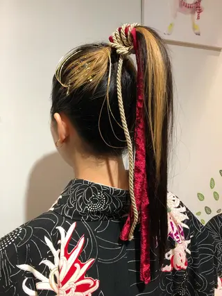 ヘアアレンジ 青野 文香のヘアスタイル