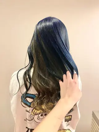 ロング カラー ヘアアレンジ メンズ キッズ ネイル マツエク・マツパ アイブロウ chapter問屋町 💘小室明華のヘアスタイル