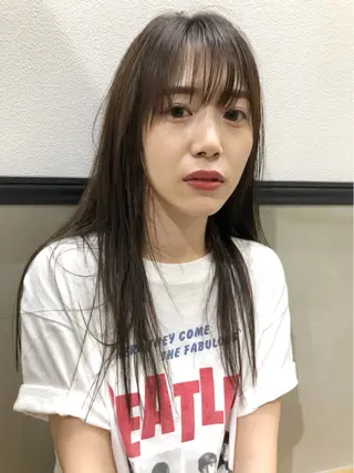 セミロング 福岡美容室 Daisy duexのヘアスタイル