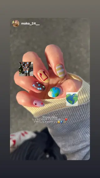 ネイル she saw me / shokoのネイルデザイン