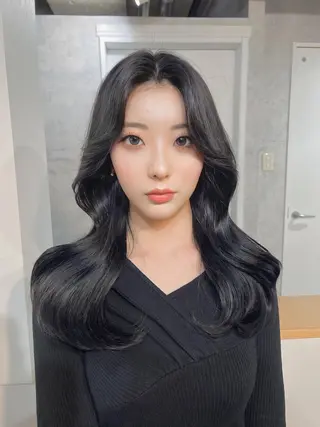 ロング カラー 韓国レイヤー/ 顔周り💕田中将吾のヘアスタイル