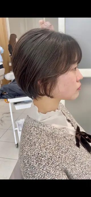 ショート 顔周り/透明感カラー /韓国ヘア/TAKUのヘアスタイル