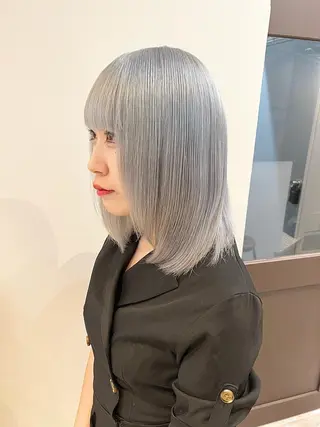 ロング カラー パーマ ヘアアレンジ メンズ キッズ ネイル マツエク・マツパ アイブロウ nico TOKYO 渋谷所属・ブリーチ ハイトーン 特化🌈フジタハルキのヘアスタイル