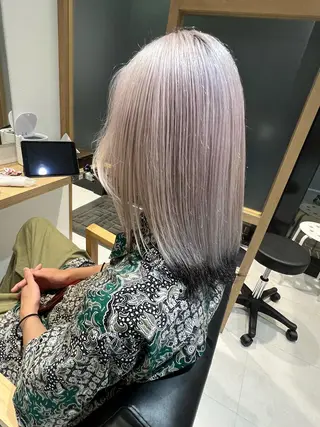 ミディアム カラー メンズ Kiona勝どき所属・佐藤 嶺のヘアスタイル